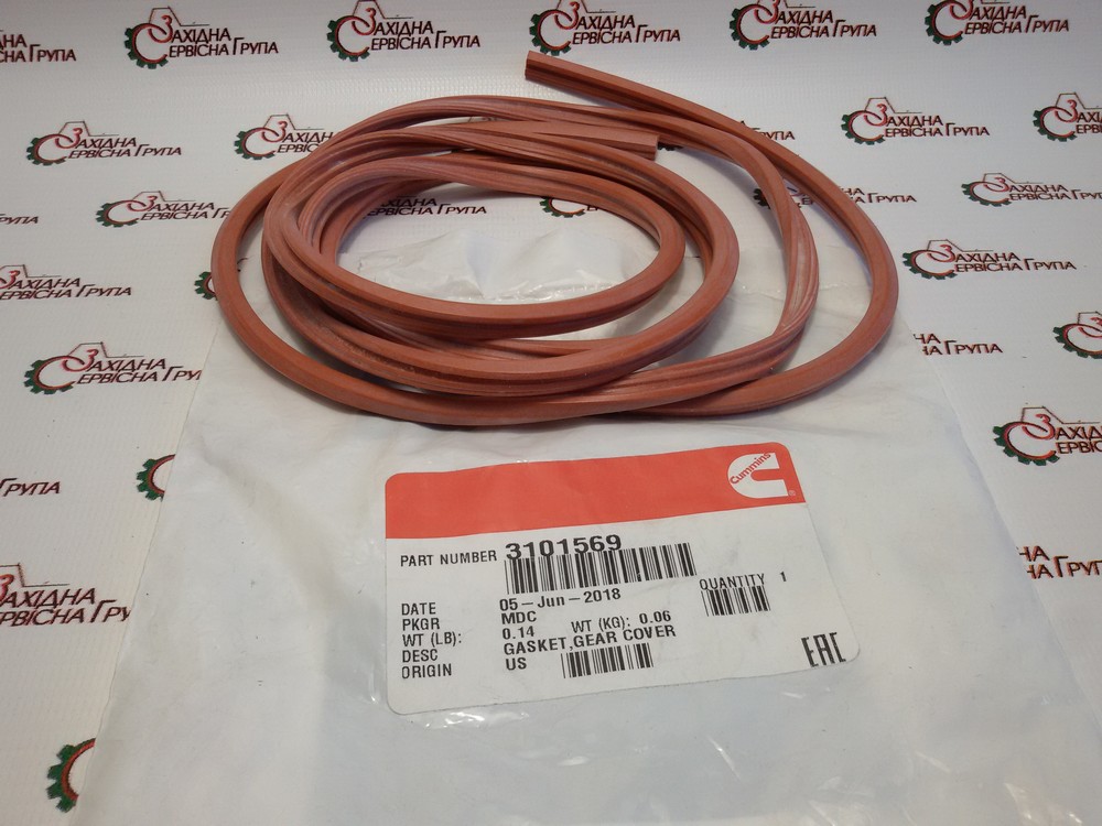Прокладка кришки розподільних шестерень Cummins ISX, QSX, 3101569