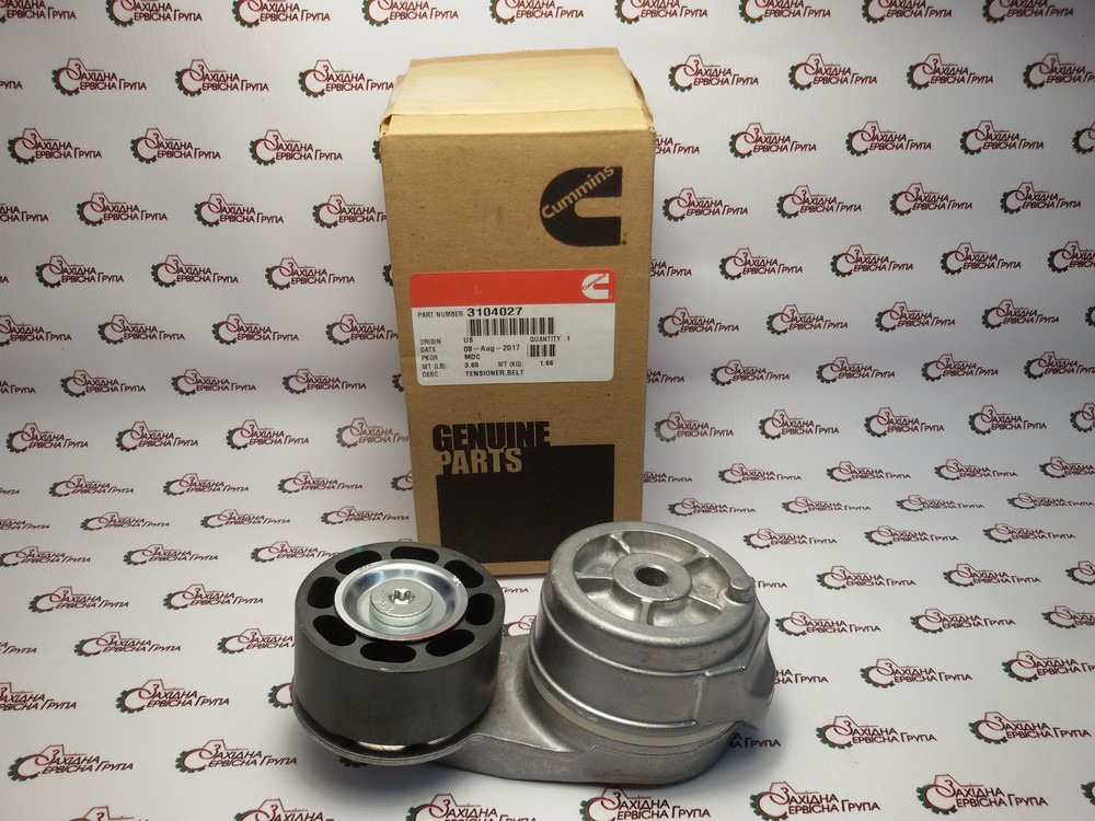 Натяжитель ремня генератора Cummins ISX, QSX, 3104027, 3102433, 3100118