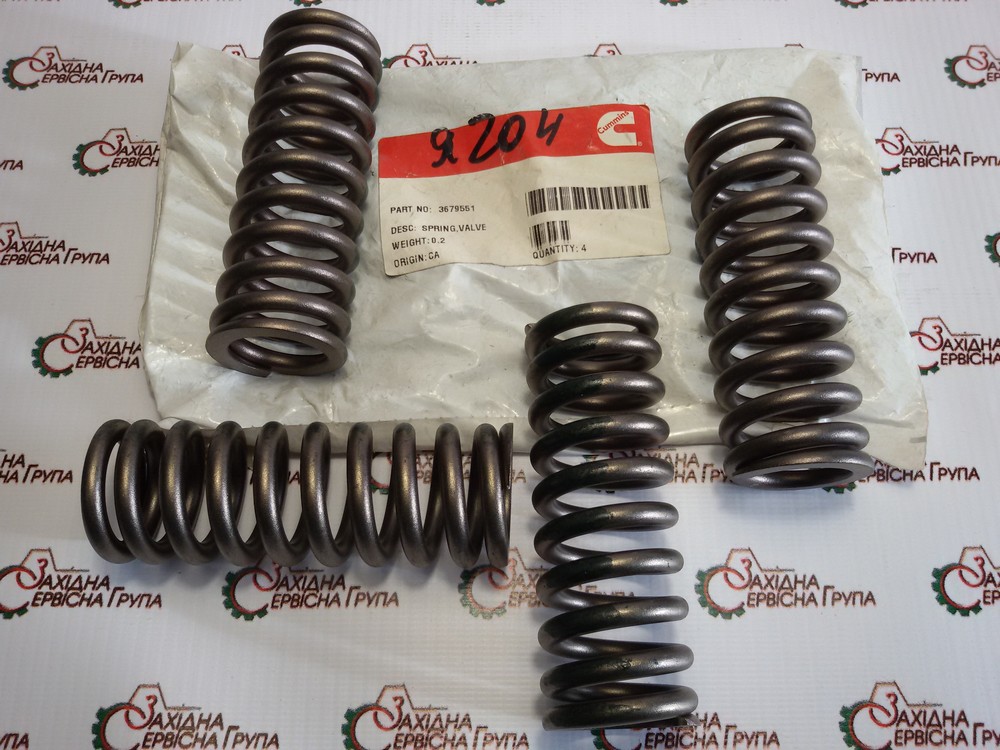 Пружина клапана Cummins ISX, QSX, 3679551, 3681001