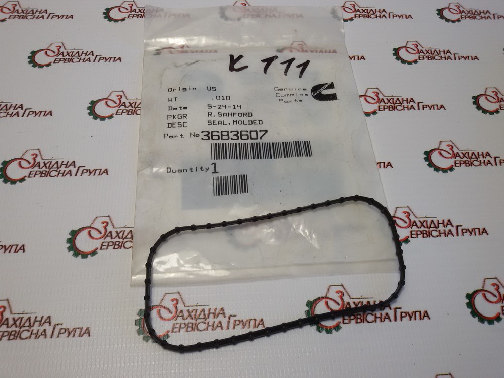 Уплотнение крышки двигателя Cummins ISX, QSX, 3683607