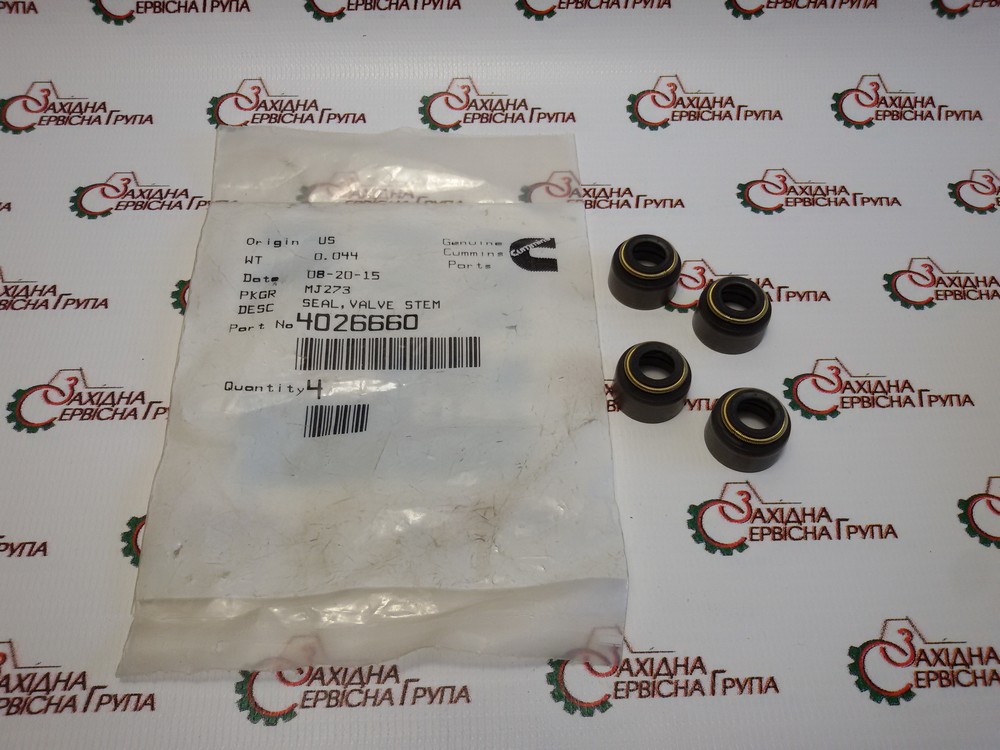 Сальник клапана двигуна Cummins ISX, 4026660