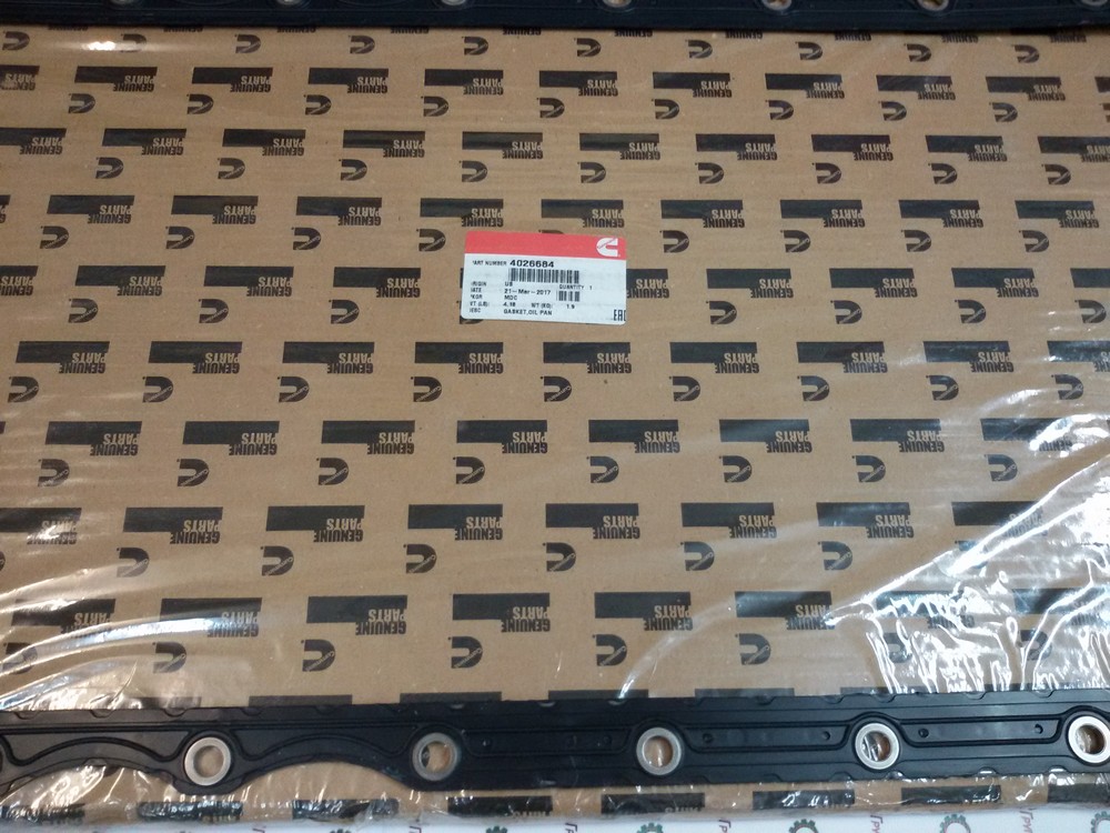 Прокладка масляного поддона Cummins ISX, QSX, 4026684, 3679943