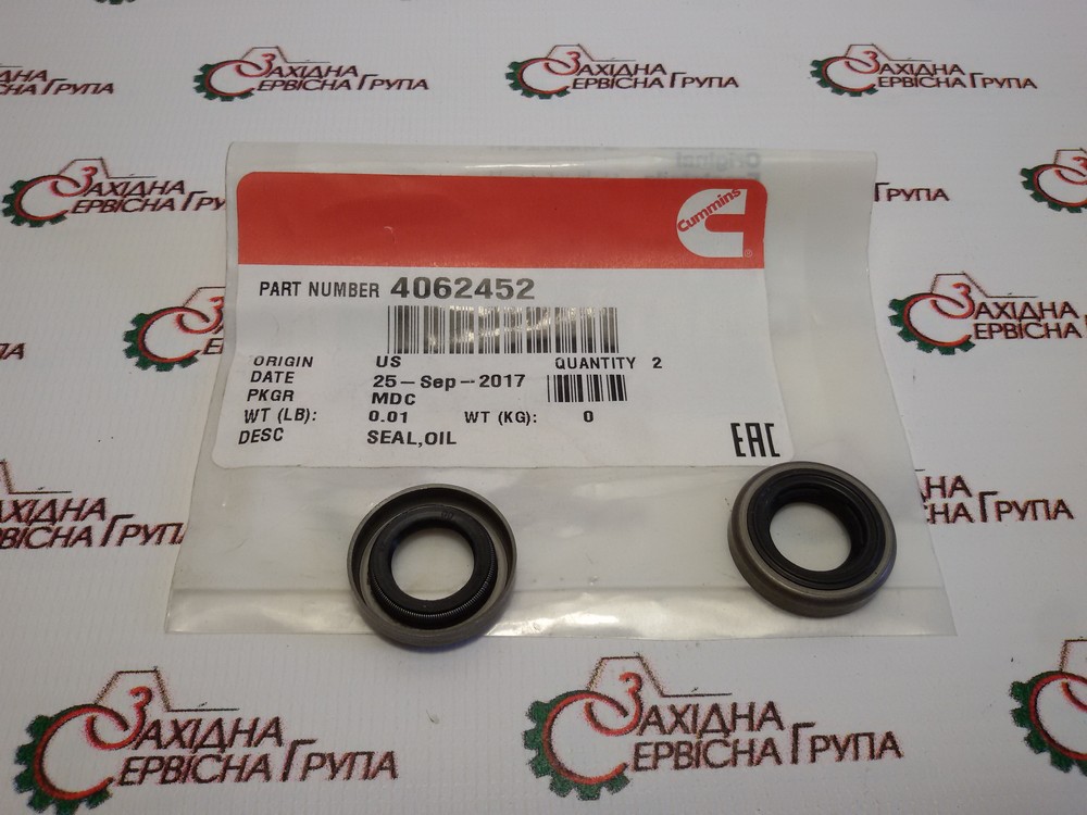 Сальник плунжера форсунки Cummins ISX, QSX, 4062452