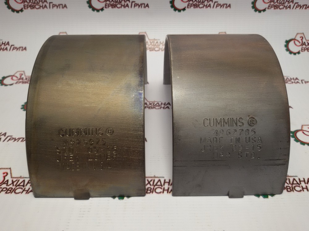 Вкладиш шатунний Cummins ISX, 4089139, 4925975, 3682166, 4962705, 3682165