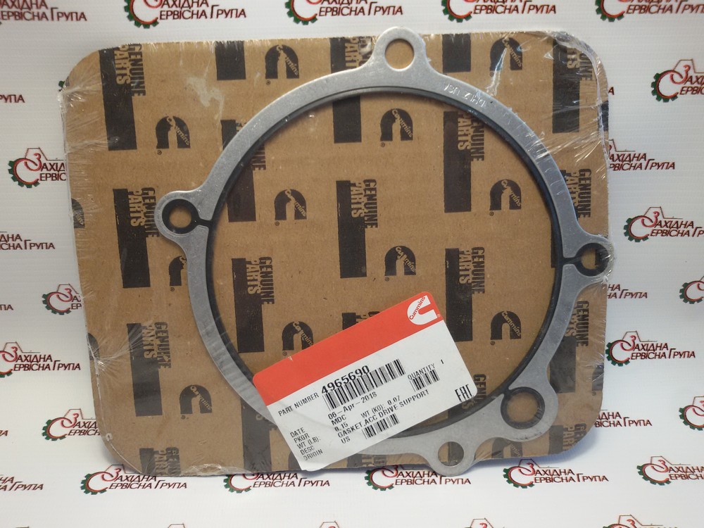 Прокладка повітряного компресора Cummins ISX, QSX, 4965690, 3680443