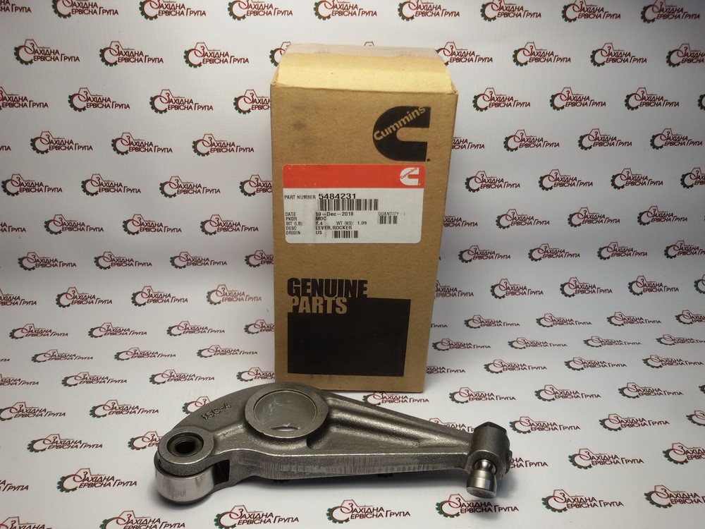 Коромисло впускного клапана Cummins ISX, QSX, 5484231, 4318207, 4298642, 4972819, 4059413