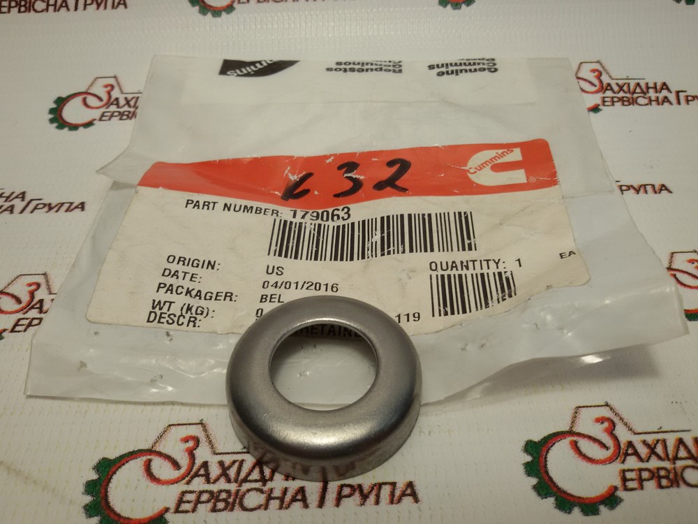 Заглушка фіксатор пружини Cummins M11, ISM, QSM, 179063