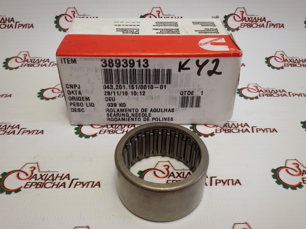 Підшипник голчастий Cummins M11, ISM, QSM, 3893913, 3819634
