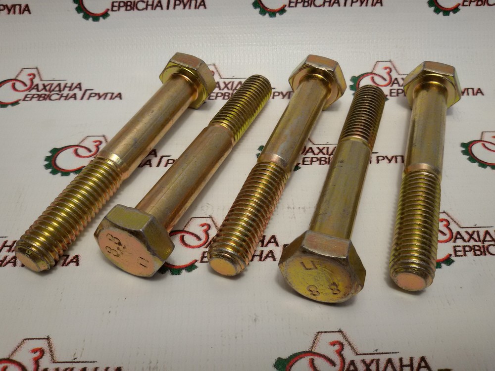 Болт (M10 X 1.50 X 70) випускного колектора Cummins С8.3, 3929537, 3914956, J929537, J914956, 76192480, 87015537, 43144, 251783
