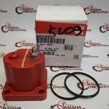 Клапан (соленоид) отсечки топлива 24V Cummins K19, M11, N14, 4024809, 3054609, 196066, 4903250