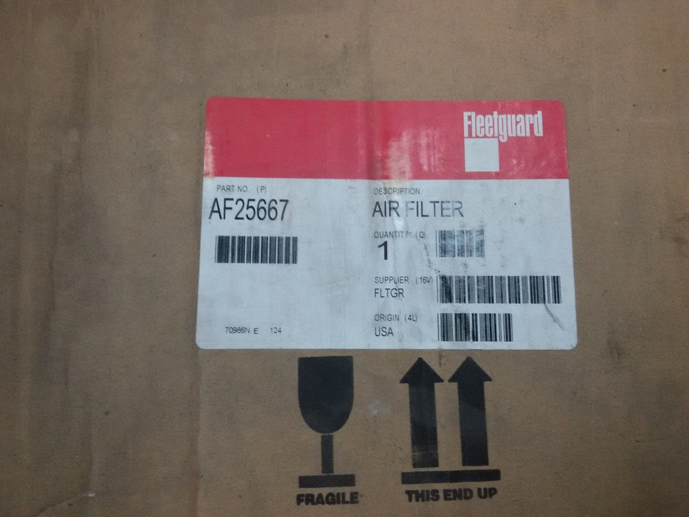 Фільтр повітряний Fleetguard AF25667, AF25223, 249987A1