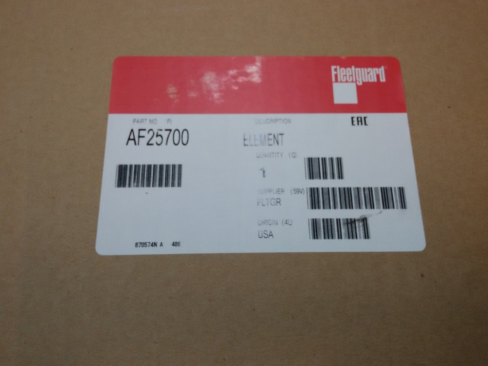 Фільтр повітряний Fleetguard AF25700
