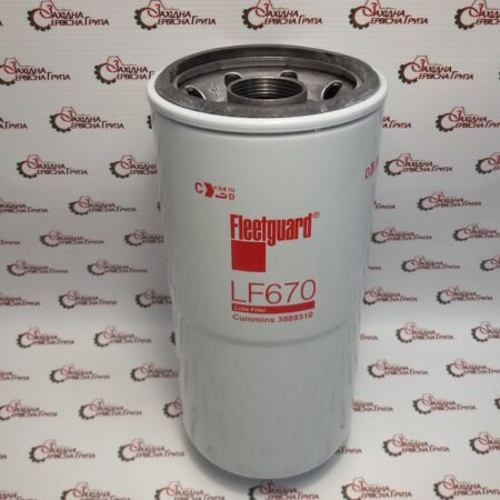 Фильтр масляный Cummins K19, Fleetguard, LF670, 3889310, 3313279, 299670