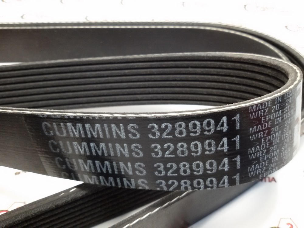 Ремінь генератора і водяного насоса Cummins QSB, 5690198, 3289941, 3955170