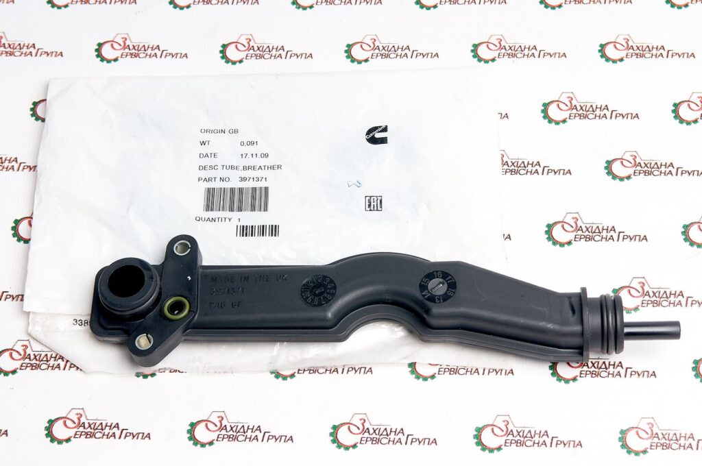 Трубка сапуна Cummins QSB6.7, ISB, ISD, 3971371, 3968786