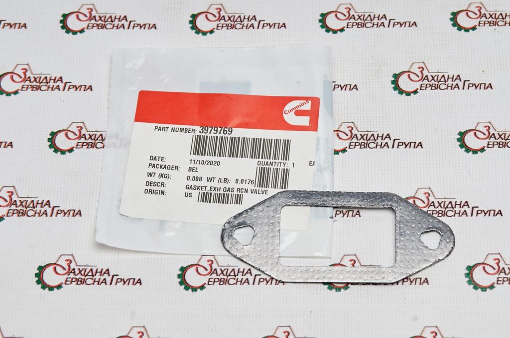 Прокладка клапна EGR Cummins QSB, ISB, ISD, 3979769