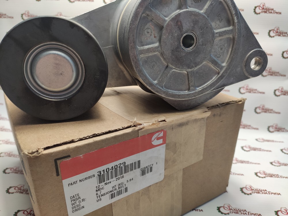 Натяжник ременя вентилятора Cummins QSX15, 3104029, 3681581