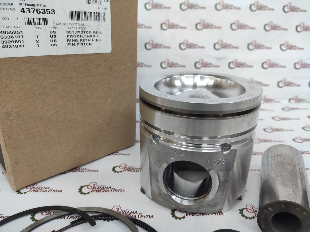 Поршнекомплект (стандарт) Cummins QSB, 4376353, 4955160, 5336107, 4934860, 4931888, 3975868